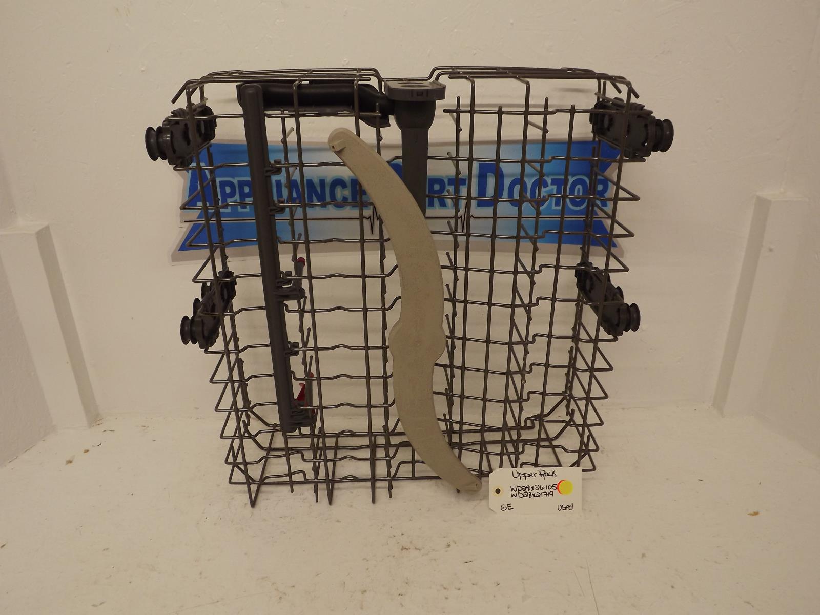 GE Dishwasher WD28X26105 WD28X21719 Upper Rack Used GE Dishwasher WD28X26105 WD28X21719 Upper Rack Used